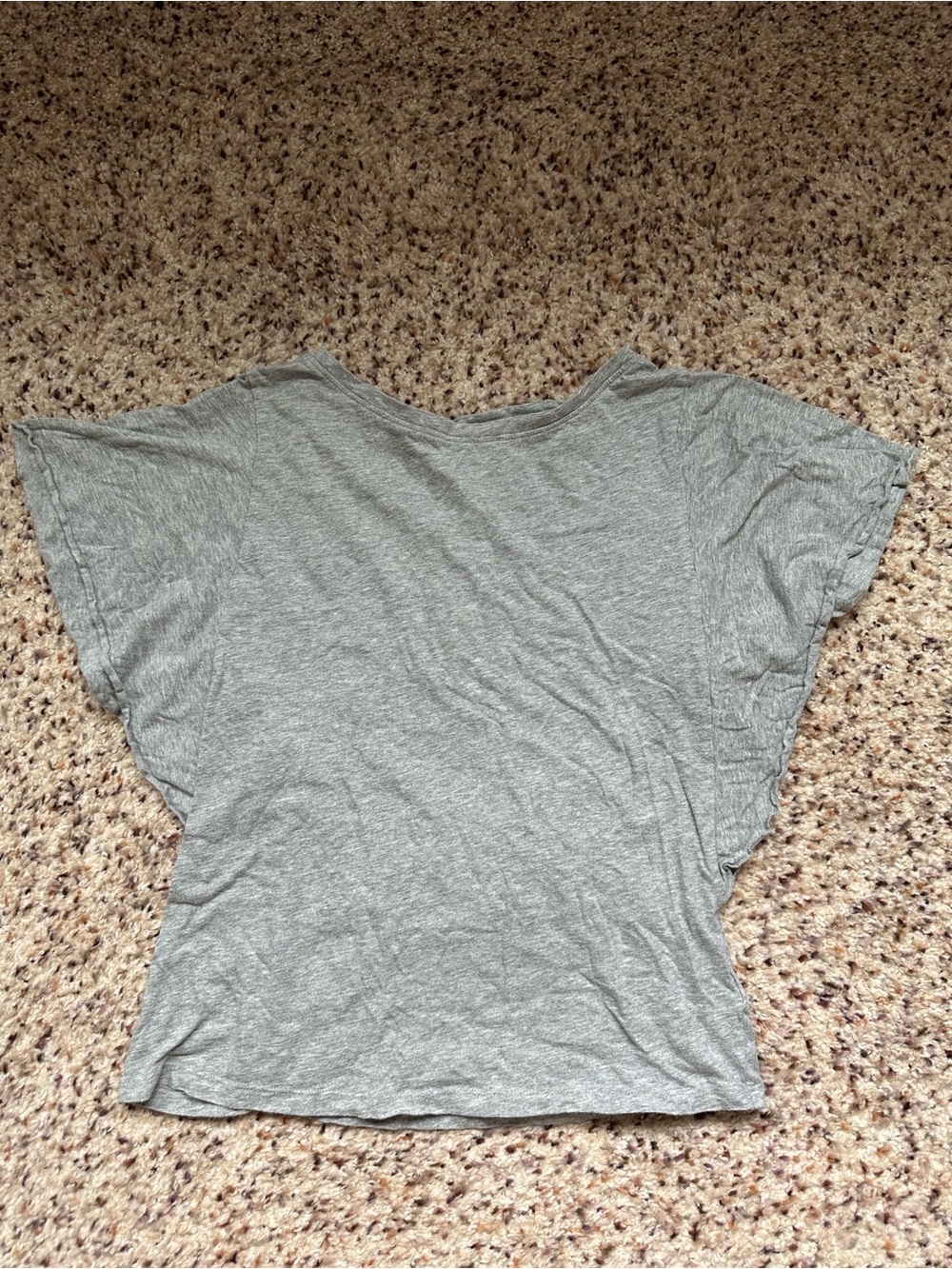 Gap Classic Gray Scoop Neck Women's Top in size XS